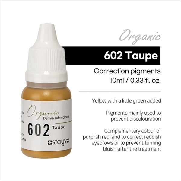 Organic Stayve correction pigment